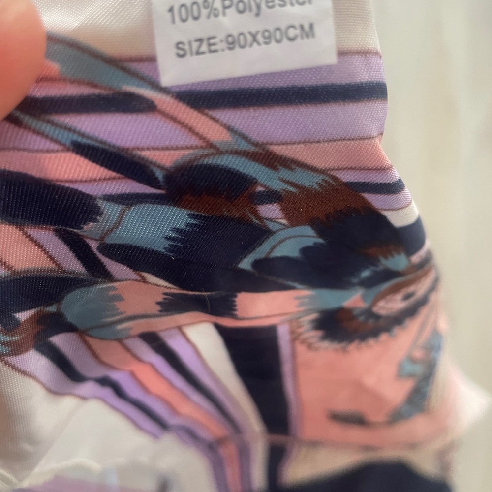 Stylish Patchwork Horse Design Scarf - image 2